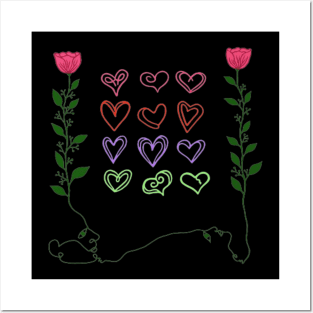 Love and Flowers Posters and Art